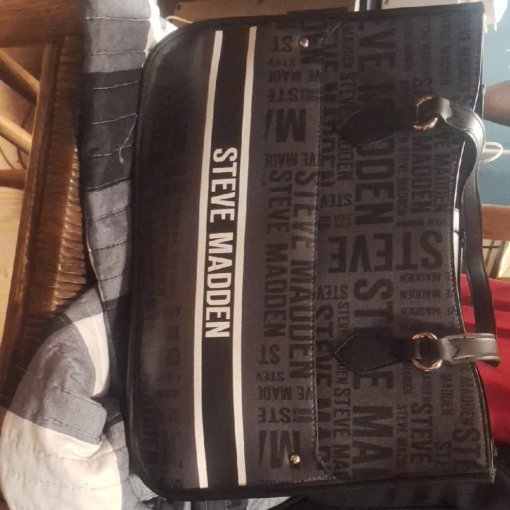 Steve Madden Monochrome Men's Briefcase